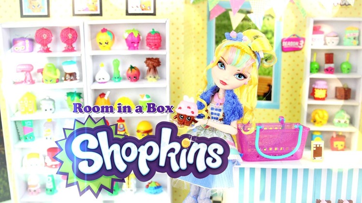 How to Make a Doll Room in a Box: Shopkins - Doll Crafts