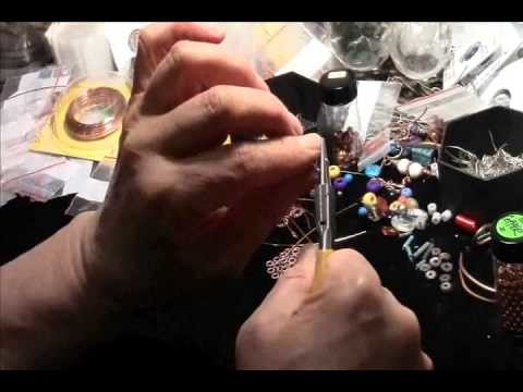 How to Make a Loop for 20 Gauge Jewelry Wire with E.J. Gold
