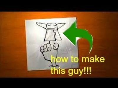 How to make a origami yoda (my version )