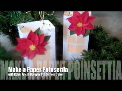 How to Make a Paper Poinsettia