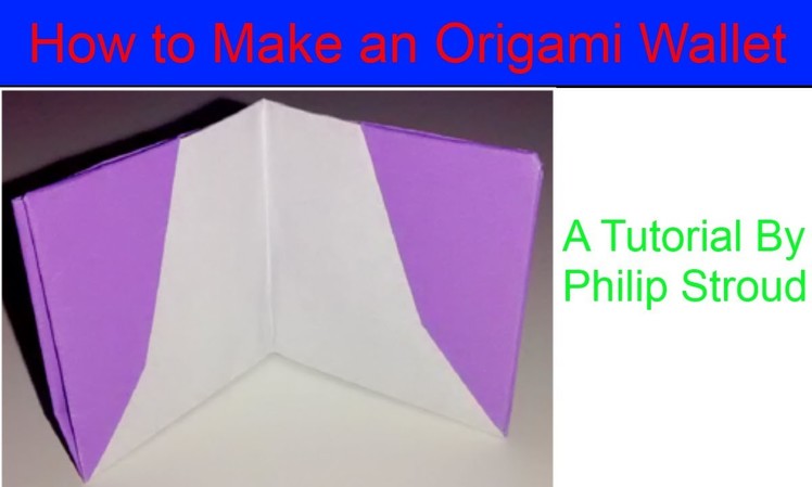 How to Make an Origami Wallet