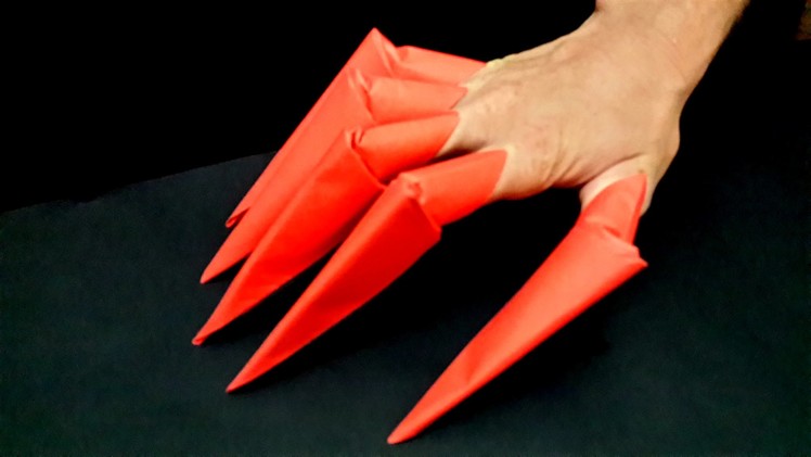 How to make Origami Claws-Origami tutorial