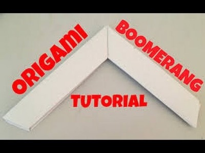 How To Make Origami Origami Origami Boomerang Paper Boomerang HD