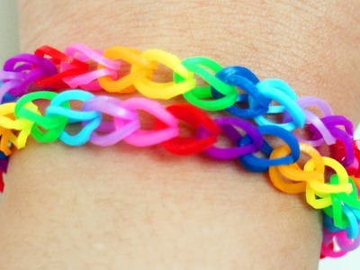 How to make rubber band bracelets with a clothing pin in 3 minutes