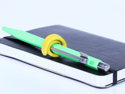 Keep your pen and notebook together with Sugru