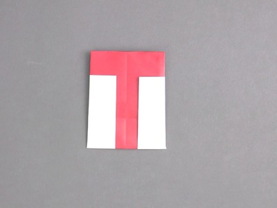 Letter T Origami