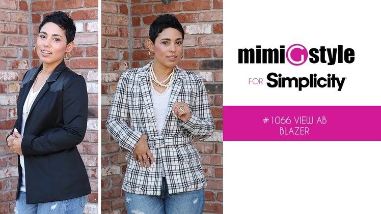 MimiG Style for Simplicity Lined Jacket - Pattern 1066