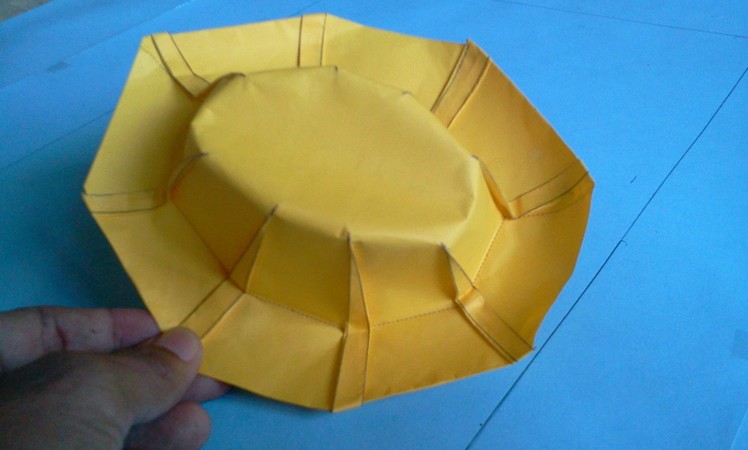 Origami Hat Diagram (robert j lang)