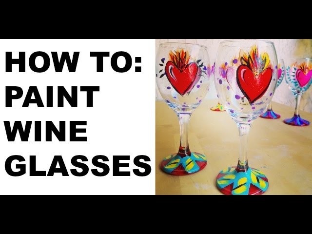 Painted Wine Glasses Tutorial