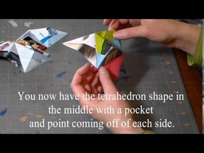 Polyhedron Origami Ball or Star Tutorial Unit Instructions Octahedron and Icosahedron