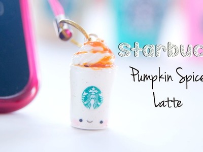 Starbucks Pumpkin Spice Latte Dust Plug | Polymer Clay Tutorial
