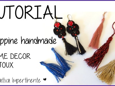 Tutorial - Come fare Nappine Handmade - DIY  Handmade Tassel - Per decorazione o gioielli
