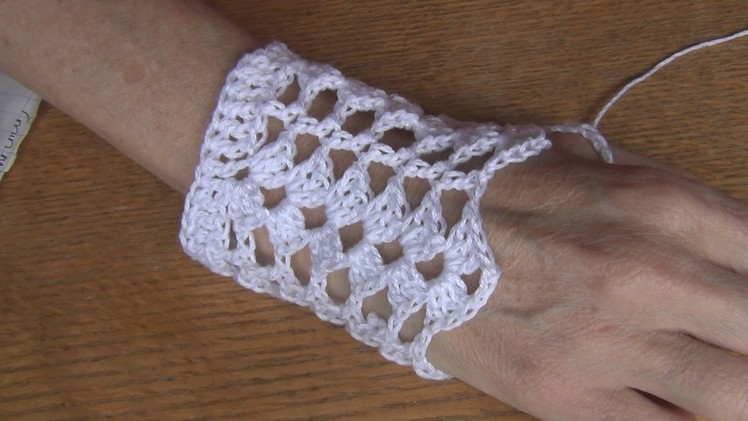 Cotton Wristlets to match infinity scarf