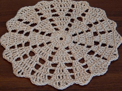 Crochet doily  Step by step  Tutorial