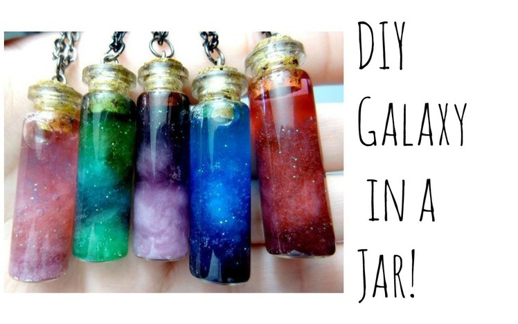 ★DIY galaxy in a Jar!