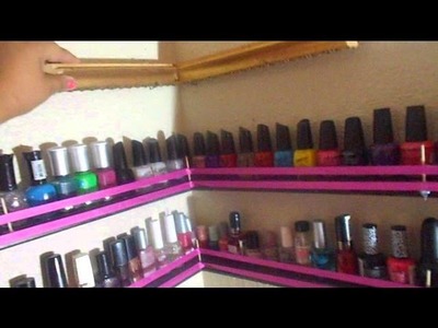 Diy nail polish rack