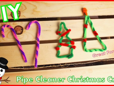 DIY Pipe Cleaner Ornaments & Crafts - Kids Holiday Crafting - Christmas Decor - #diyczokamas