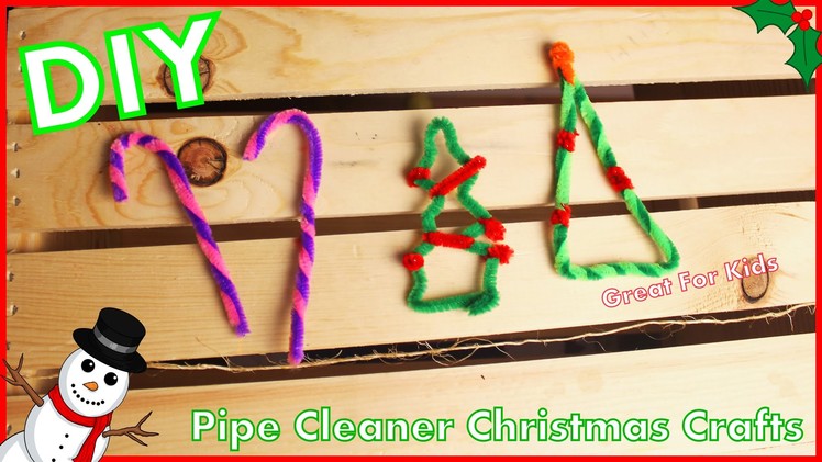 DIY Pipe Cleaner Ornaments & Crafts - Kids Holiday Crafting - Christmas Decor - #diyczokamas