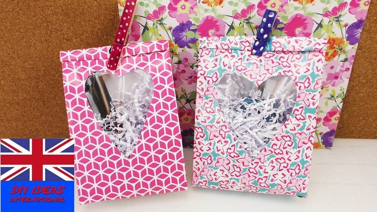 Gift Bag Crafting Window – Make a lovely box for your friends with a heart shape