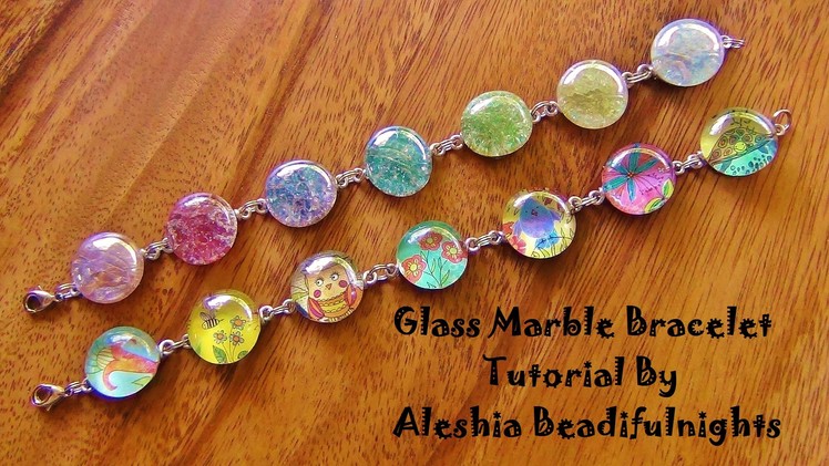 Glass Marble Bracelet Tutorial