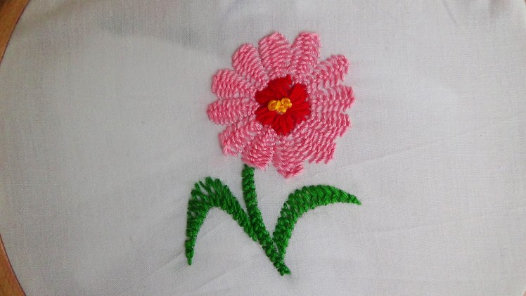 Hand Embroidery: Certain stitch (Kashmiri Tanka)