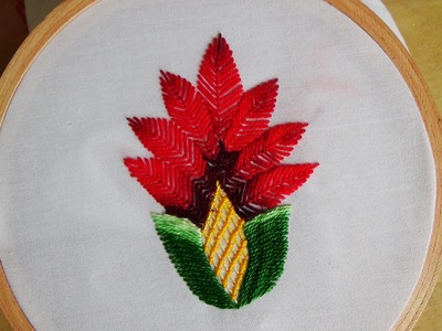 Hand Embroidery: Fly Stitch