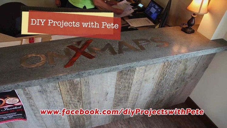 How to Embed a Metal Logo in Concrete