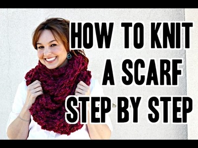 How To Knit A Scarf For Beginners Step By Step With Two Needles