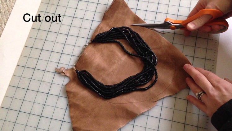 How to Make a Leather Fringe Necklace