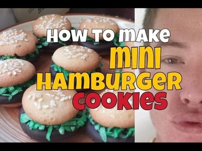 How to Make Mini Hamburger Cookies