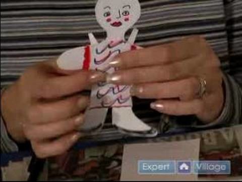 How to Make Paper Dolls : Paper Dolls: How to Make a Scalloped Edge T-Shirt for Paper Doll