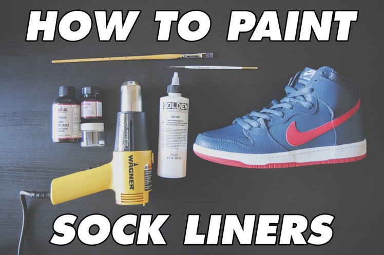 How to paint sock liners using GAC-900