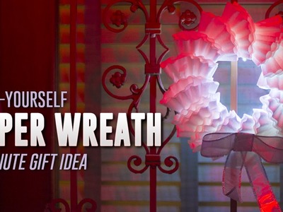 Make an Awesome Paper Wreath | DIY Gifts #3
