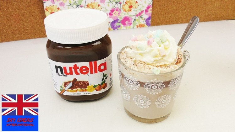 Nutella chocolate milk. Recipe: Warm chocolate milk with mini marshmellows