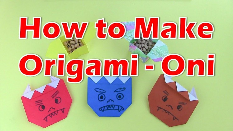 Origami - Bean Throwing - Oni