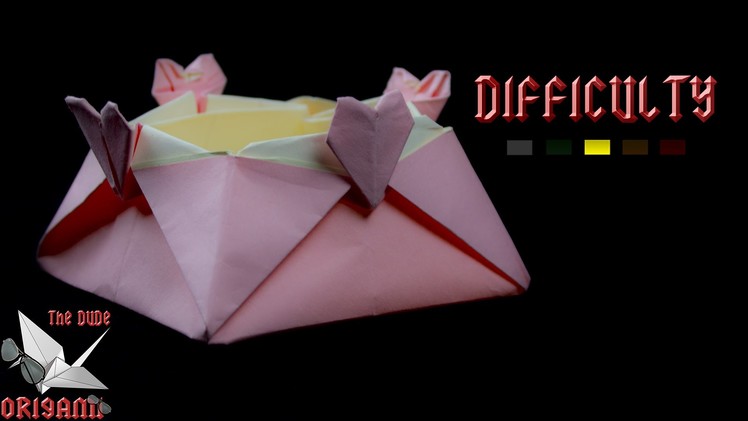 [ORIGAMI TUTORIAL] Heart Box (Star Box Variant - Jo Nakashima) || Boxes.Easy.Valentine's Day