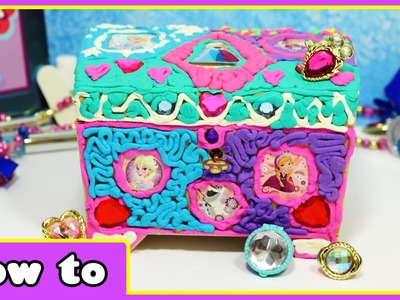 Play Doh DohVinci Disney Frozen Elsa and Anna Jewelry Box by HooplaKidz How To