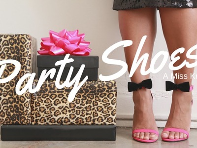 SHOEtorial: DIY Bow Accent Party Shoes