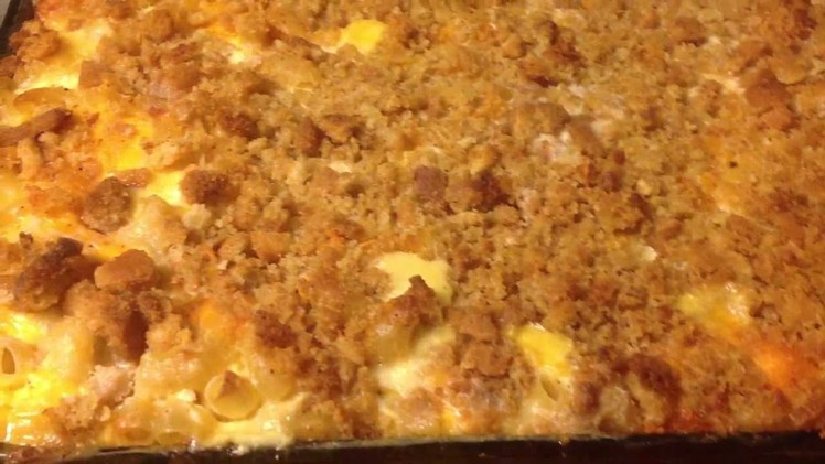 Southern Style 3 Cheese Macaroni And Cheese W.Brea