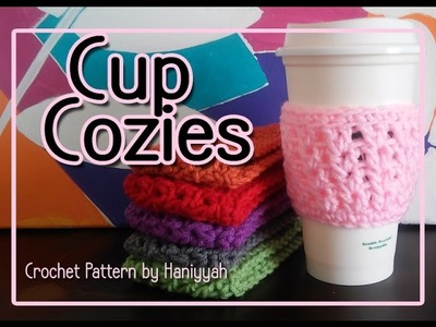 Vol 38 - Crochet pattern for cup cozy cozies