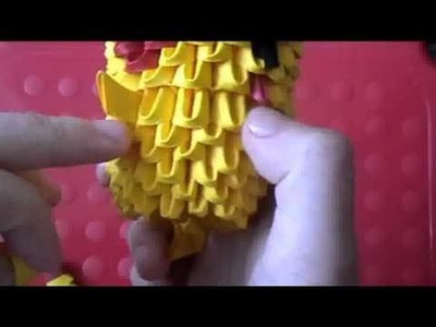 3D origami pikachu part 2