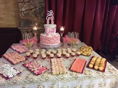 Dessert Table for a Baby Shower