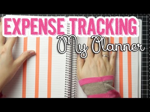 DIY Expenses Tracking Page + How I Curb Impulse Spending.Shopping | My Planner Series