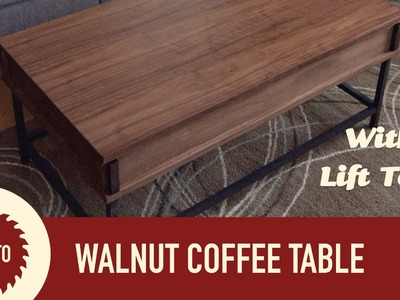 Easy to Make Coffee Table with Lift Up Top