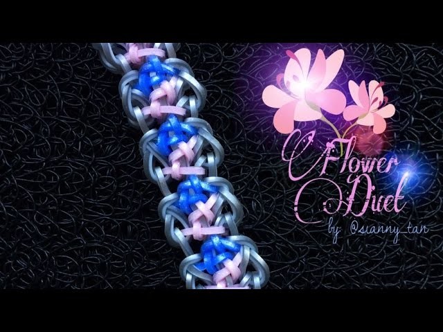 FLOWER DUET Hook Only bracelet tutorial