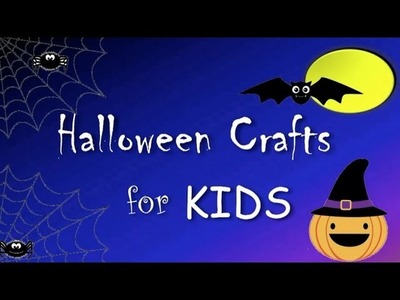 HALLOWEEN CRAFT: How to make HALLOWEEN MASKS for kids - Simple Kids Crafts
