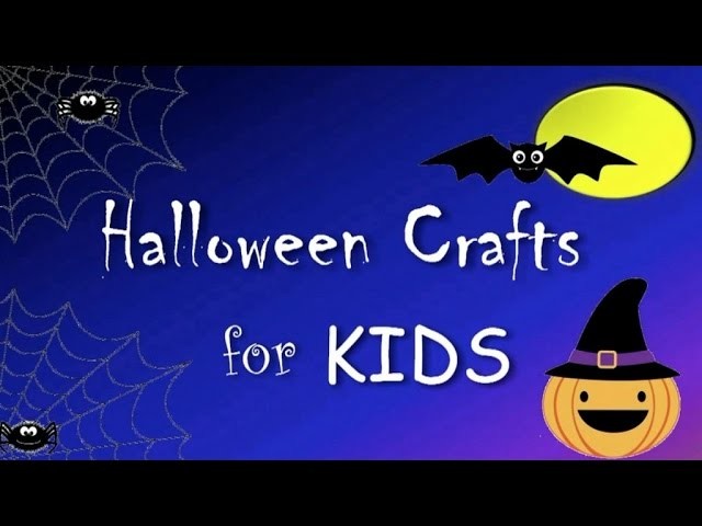 HALLOWEEN CRAFT: How to make HALLOWEEN MASKS for kids - Simple Kids Crafts