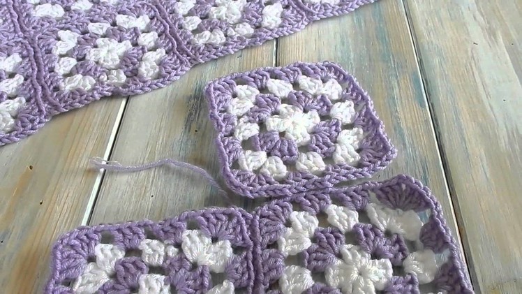 How I joined my Granny Squares - version 2