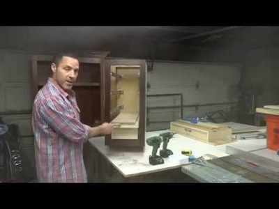 How To Build Your Own Kitchen Cabinets: Part 6e - Installing The Drawer Boxes