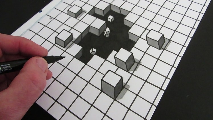How to Draw a Hole: 3D Illusion